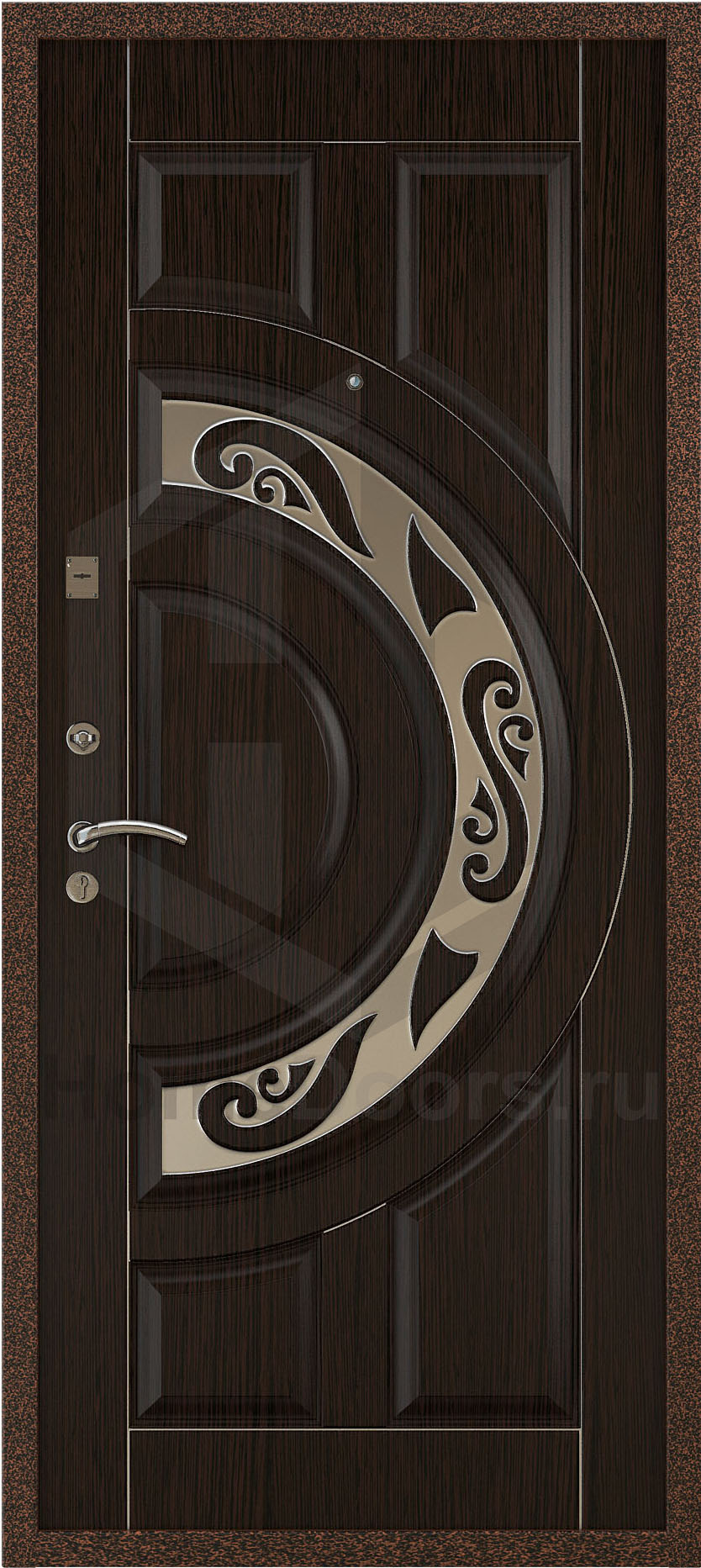 Входная утепленная дверь "Гранат" Норд фото