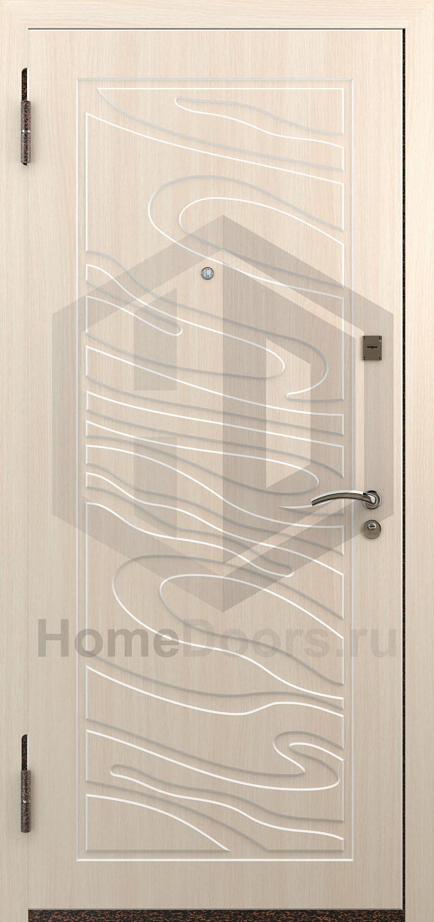 Входная утепленная дверь МДФ "Лотос" Норд М фото