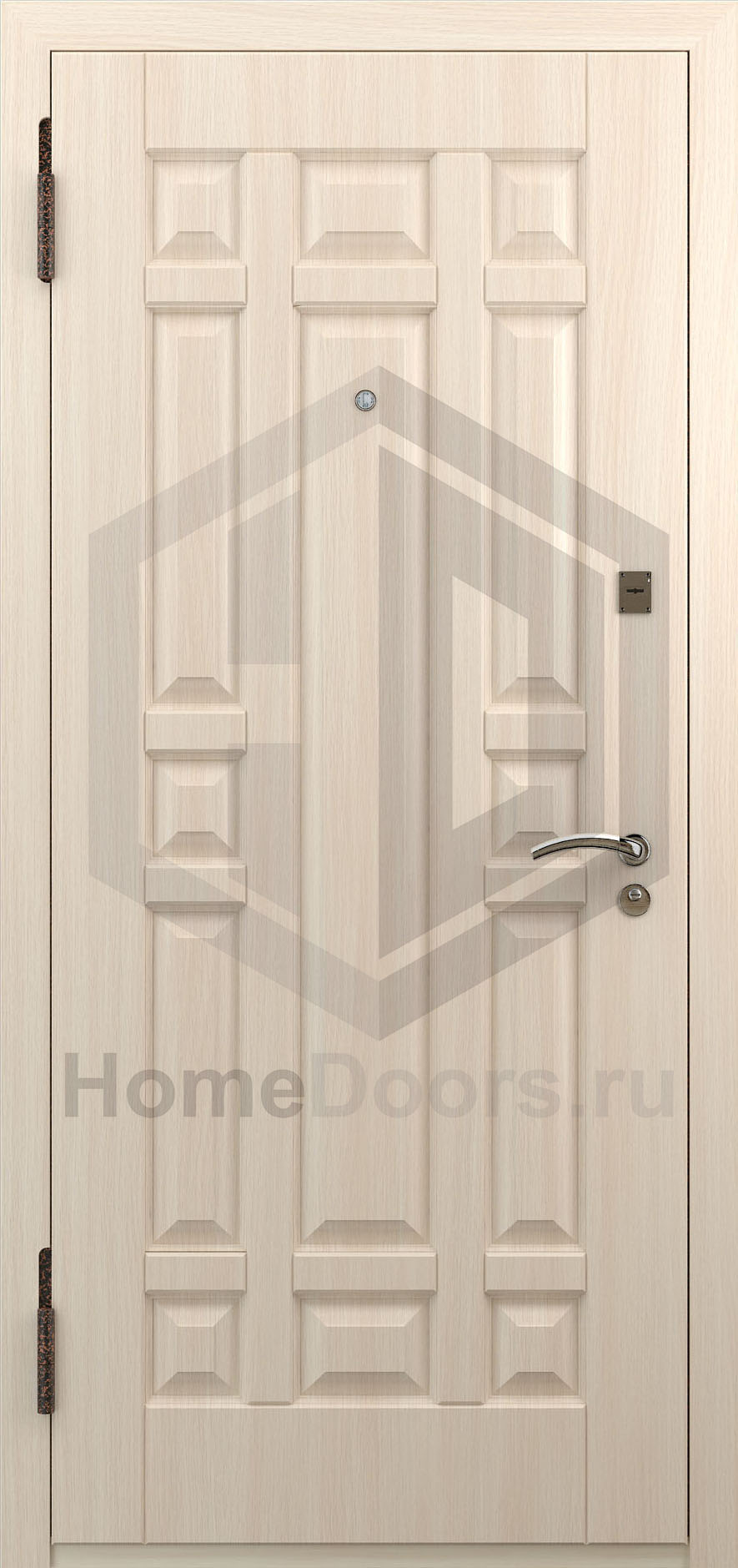 Входная утепленная дверь МДФ "Бурбон" Норд М фото