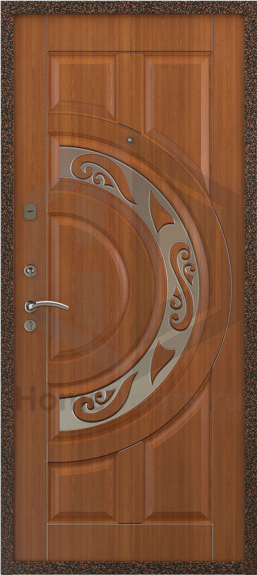 Входная утепленная дверь "Гранат" Норд фото