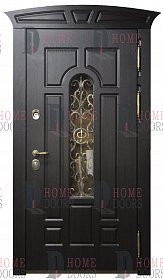 Уличная дверь со стеклом №30 фото