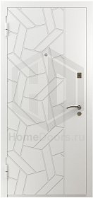 Белая входная дверь Блюз RAL фото