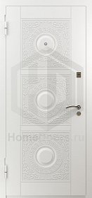 Белая входная дверь Ява RAL фото