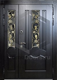 Дверь с ковкой №17 фото