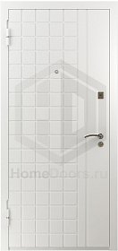 Белая входная дверь Твист RAL фото