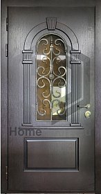 Входная дверь со стеклом №1 фото