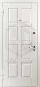 Белая входная дверь Йорк RAL фото