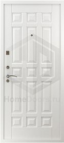 Белая входная дверь Фаворит RAL фото