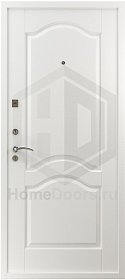 Белая входная дверь Крит RAL фото