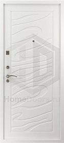Белая входная дверь Лотос RAL фото