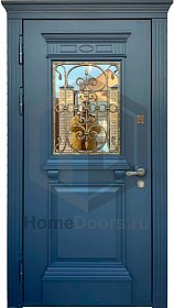Дверь с ковкой №26 фото
