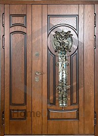 Дверь с ковкой №18 фото