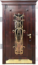 Уличная дверь со стеклом №32 фото