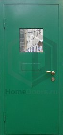 Дверь в кассу со стеклом и лотком фото