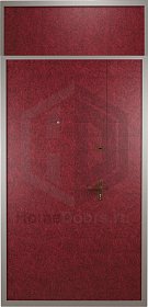 Тамбурная дверь с фрамугой на 2-4 квартиры фото