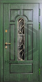 Входная дверь со стеклом № 34 фото