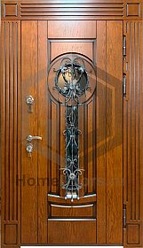 Входная дверь со стеклом № 38 фото