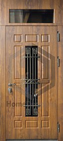 Входная дверь со стеклом № 27 фото
