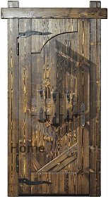 Дверь под старину фото