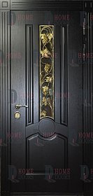 Уличная дверь со стеклом №26 фото