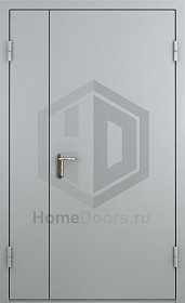 Двойная противопожарная дверь в электрощитовую фото