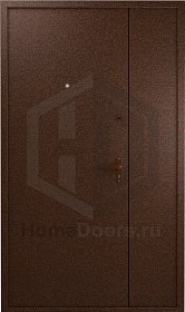 Тамбурная дверь металлическая с двух сторон  фото